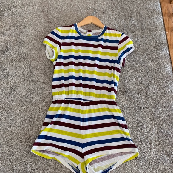 American Apparel Striped Romper - Picture 2 of 5